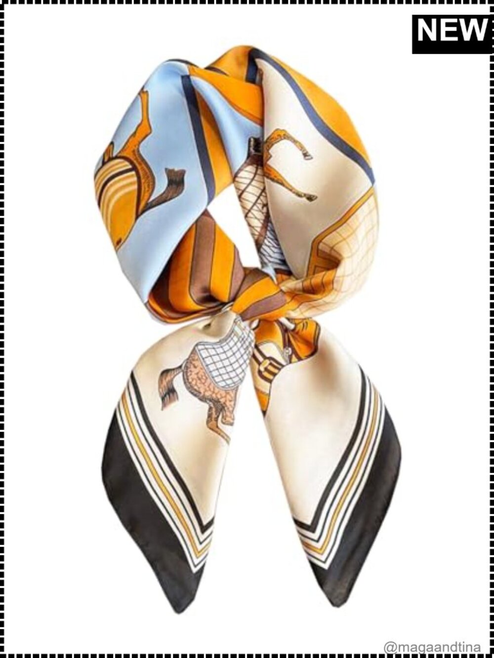 Silk Satin Hair Scarf Bandana Women Lightweight Neck Scarf